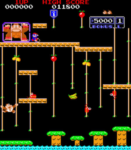 Donkey Kong Jr. (bootleg) Screenshot 1